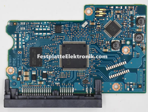 Hitachi HDS721050DLE630 Festplatte Platine 0A90377