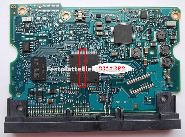 Festplatte Platine 0J11389 Hitachi HDS723030ALA640 Type 2