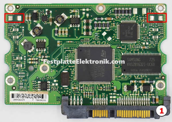 100435196 Festplatte Platine Seagate Type 1