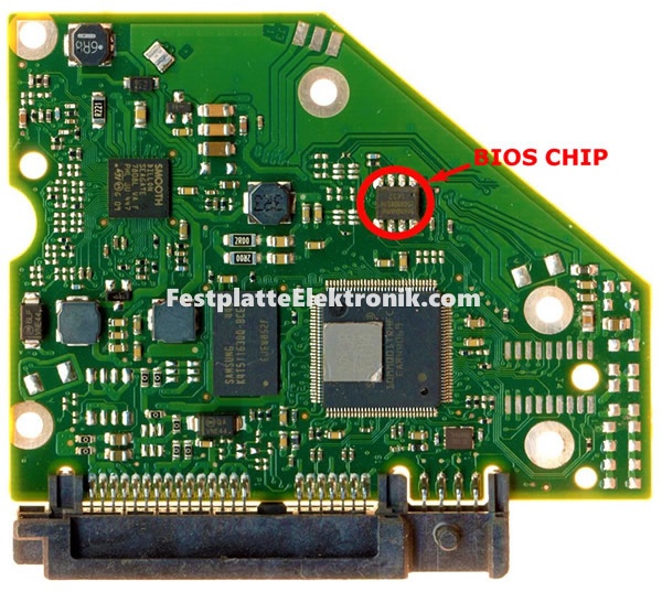 100749730 Seagate Festplatte Platine