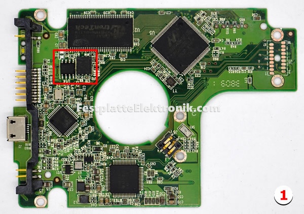 2060-701675-001 WD Festplatte Platine