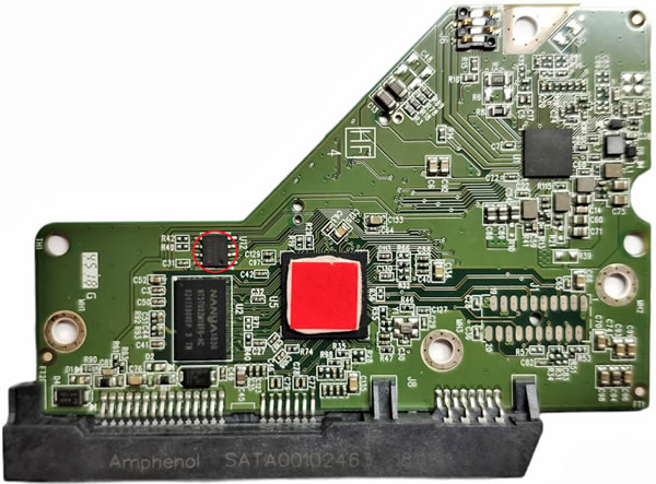 2060-800006-000 WD Festplatte Platine