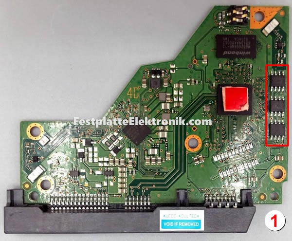 WD WD60EFAX Festplatte Platine 2060-810011-001 WD WD60EFAX Festplatte Platine 2060-810011-001