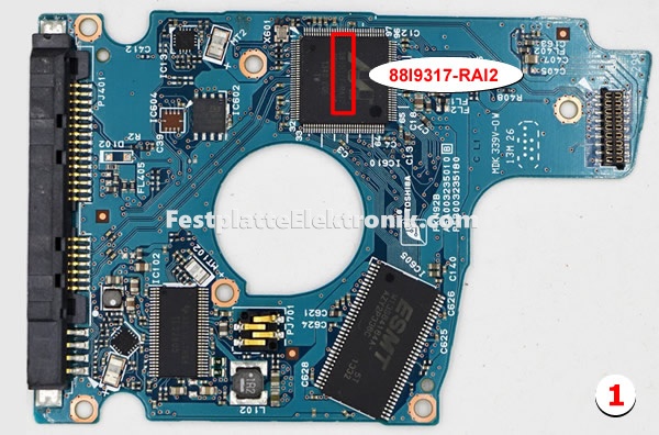G003235C Festplatte Platine Toshiba Type 1