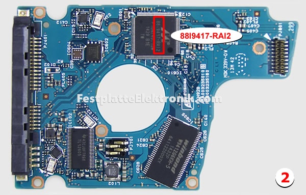 G003235C Festplatte Platine Toshiba Type 2